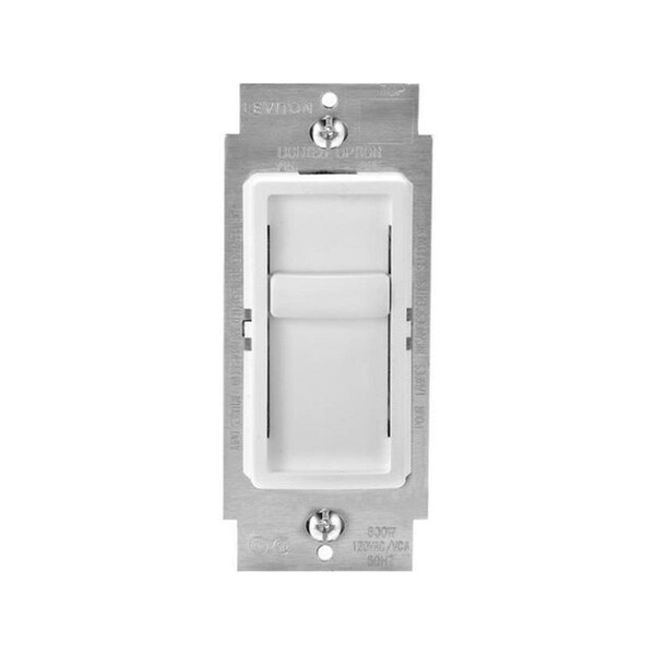 Gorgeousglow Mfg C22-06672-1LW Universal Slide Dimmer- White GO3679083 - main